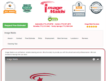 Tablet Screenshot of imagemaids.com